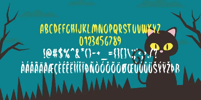 Fearful House font