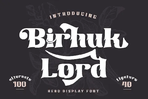 Birhuk Lord Trial font