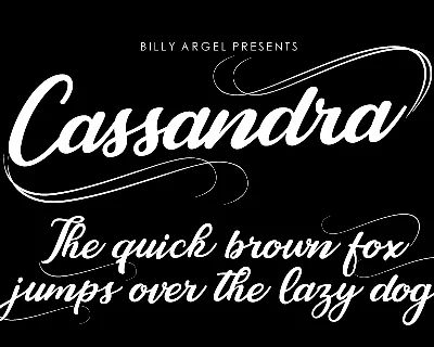 Cassandra Personal Use font