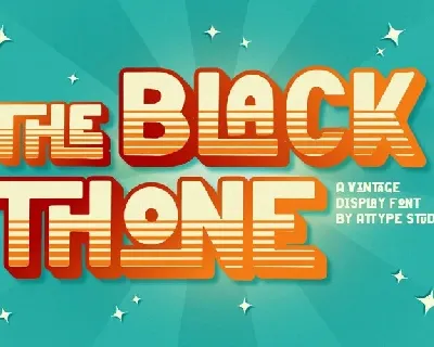Black Thone font