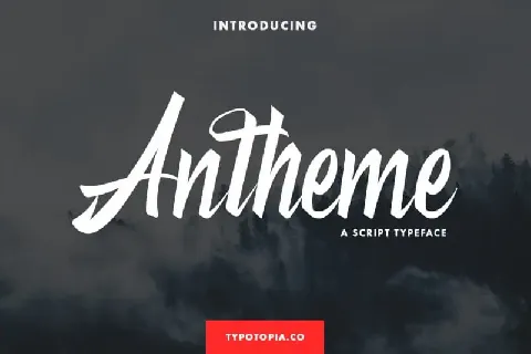 Antheme Brush font