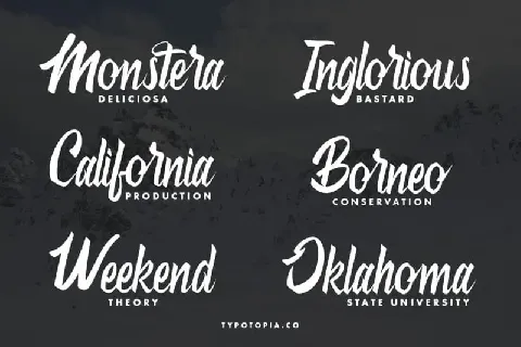 Antheme Brush font