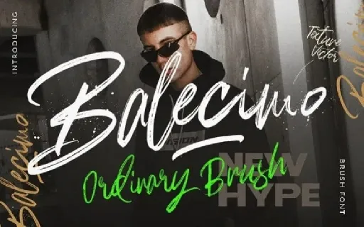 Balecimo Brush font