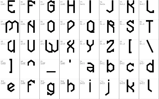ECHOSHIFT font