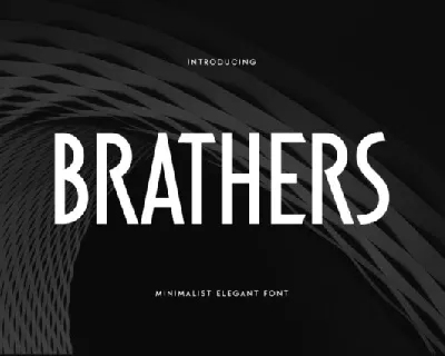 Brathers font