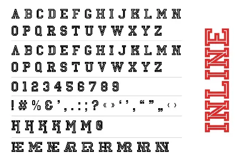 North Arena font