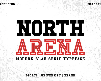 North Arena font