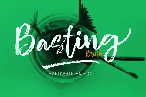 Basting font