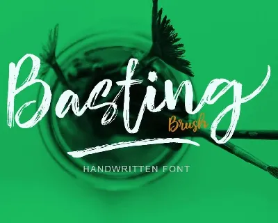 Basting font