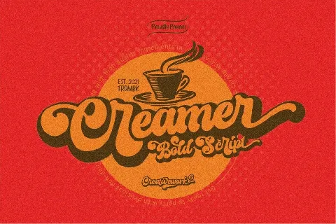 Creamer font