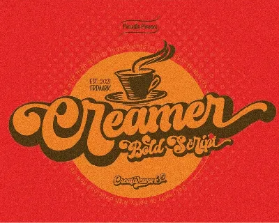 Creamer font