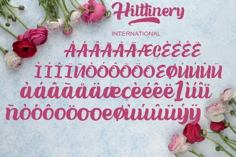 Hilttinery font