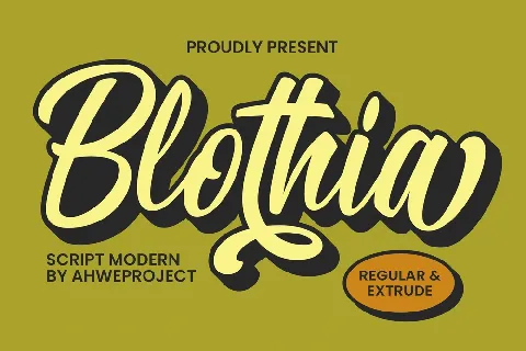 Blothia font