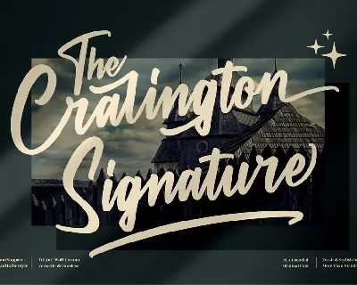 The Cralington Signature font