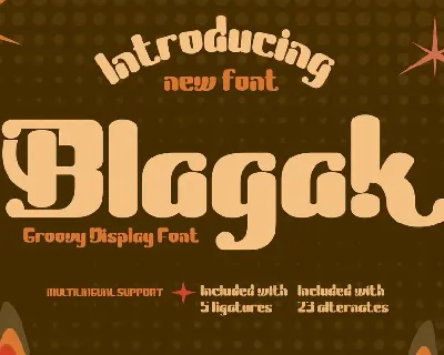 Blagak font