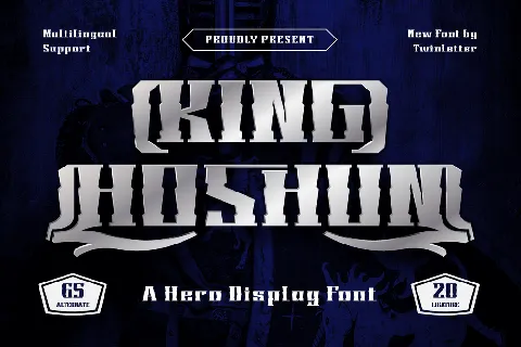 KING HOSHUN Trial font