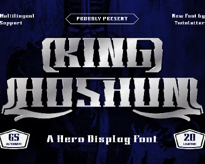KING HOSHUN Trial font