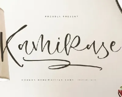 Kamikase Modern Handwritten font