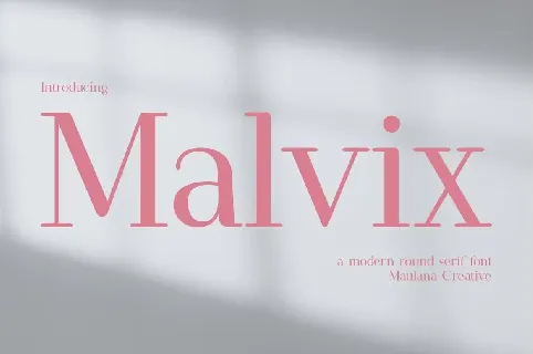 Malvix font