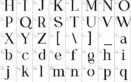 Malvix font