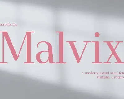 Malvix font