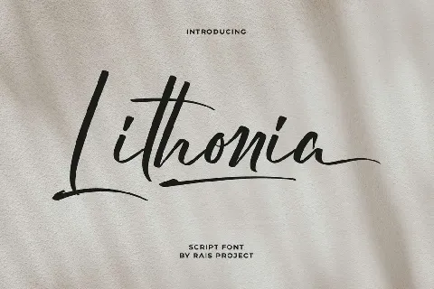 Lithonia font