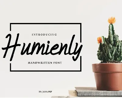 Humienly Demo font