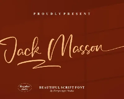 Jack Masson font