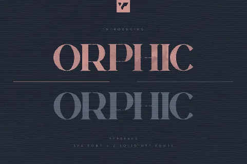 Orphic font