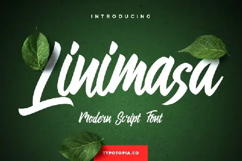 Linimasa Brush font