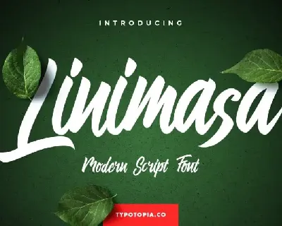 Linimasa Brush font