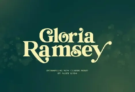 Gloria Ramsey Serif font