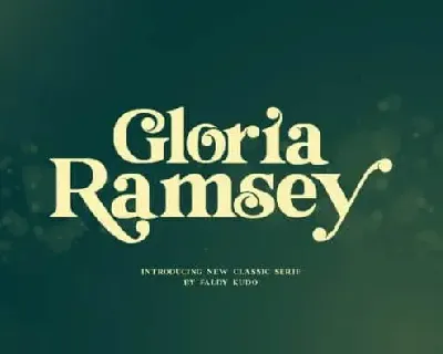 Gloria Ramsey Serif font