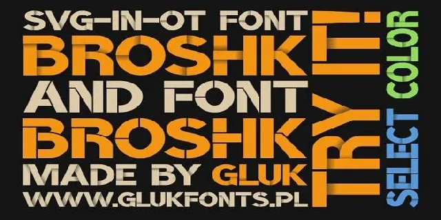 BroshK font