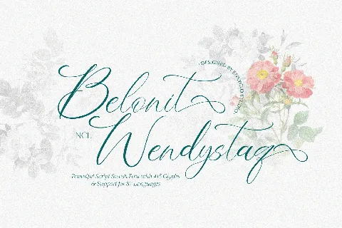 NCL Belonit Wendystaq font