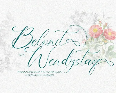 NCL Belonit Wendystaq font