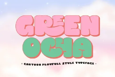 Green Ocha font