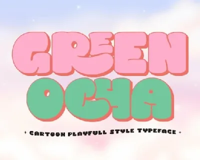 Green Ocha font