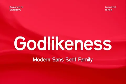 Godlikeness Family font