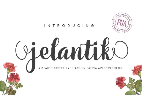 Jelantik font