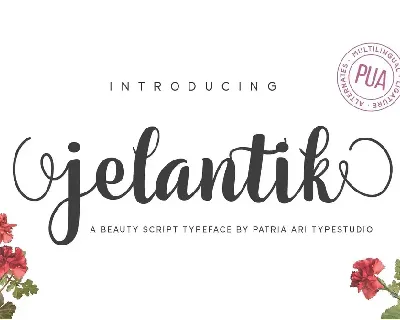 Jelantik font