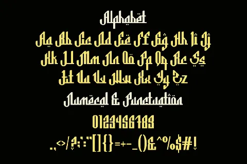 Al Hanin font