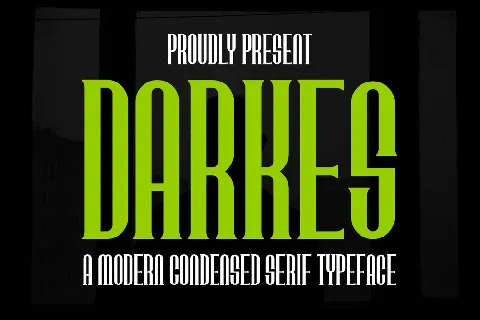 DARKES font