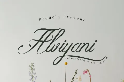 Alviyani font