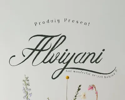 Alviyani font