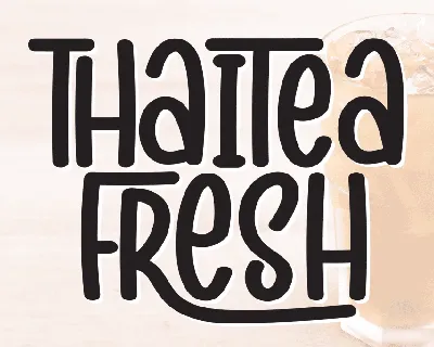 Thaitea Fresh font