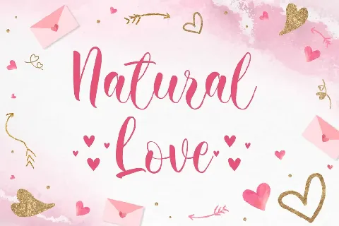 Natural Love Demo font