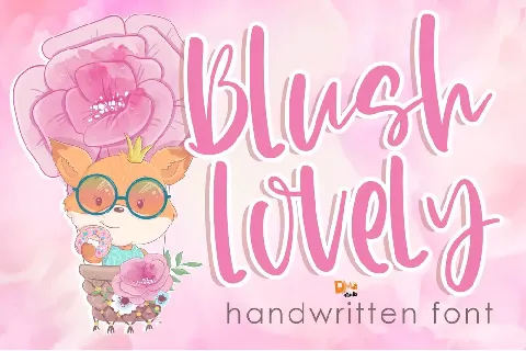 Blush Lovely font