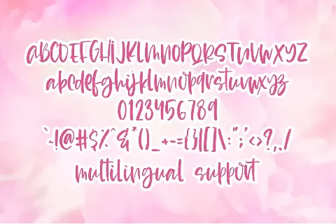 Blush Lovely font