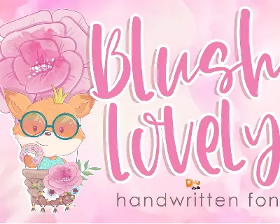 Blush Lovely font